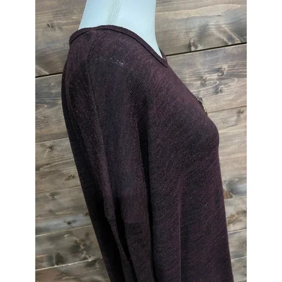 Women’s Bellamie Burgundy Shirt with Leopard print pocket - Picture 4 of 7